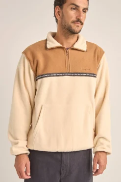 Alder Half Zip Pull Over Latte