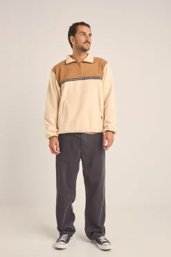 Alder Half Zip Pull Over Latte