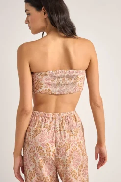 Amelia Scarf Top Rose