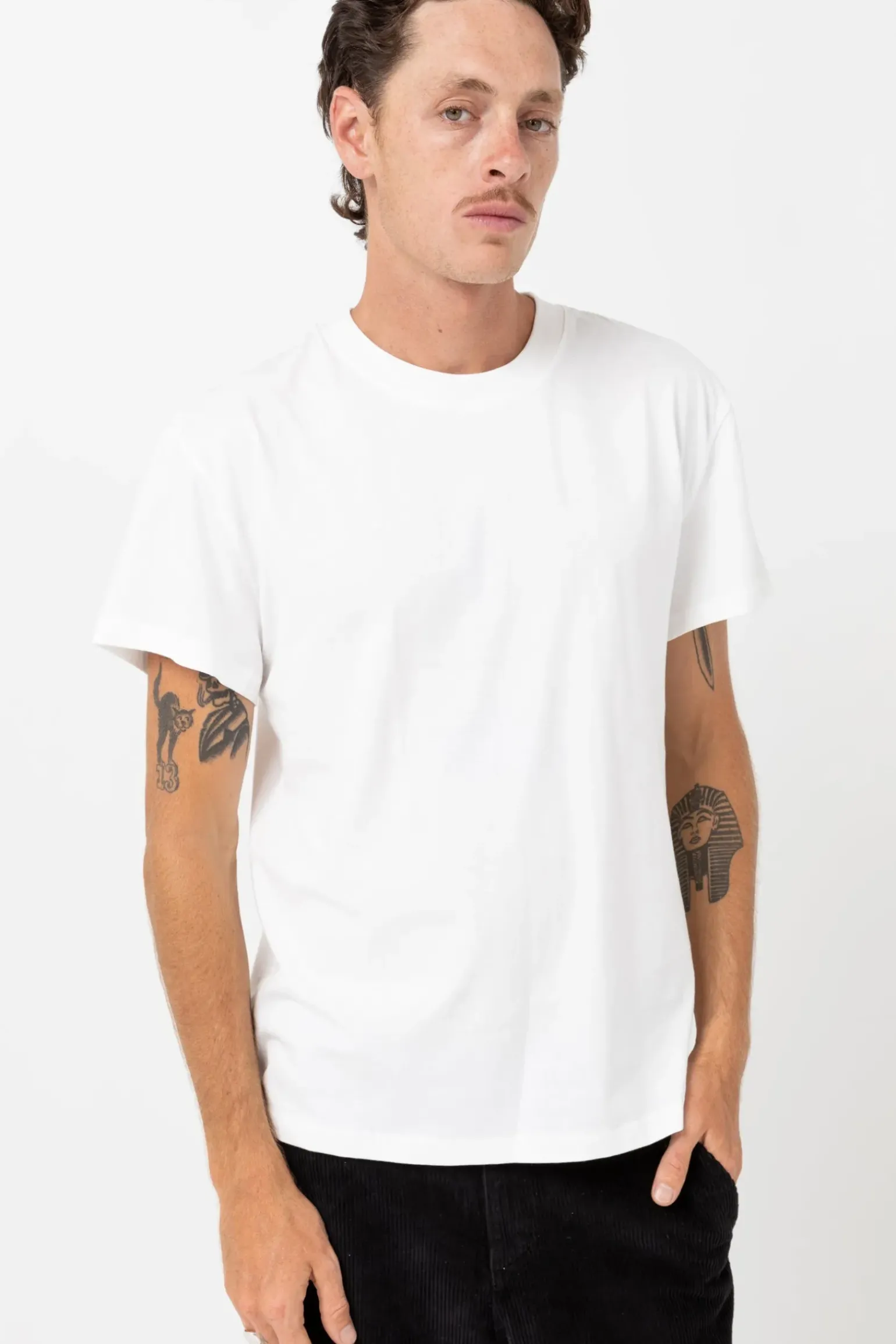 Band SS T-Shirt Vintage White