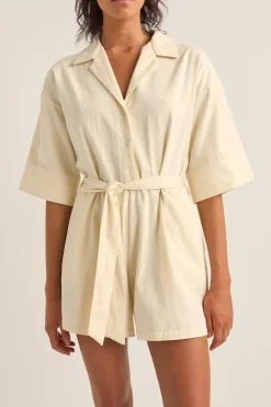 Boiler Playsuit Cream