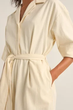 Boiler Playsuit Cream
