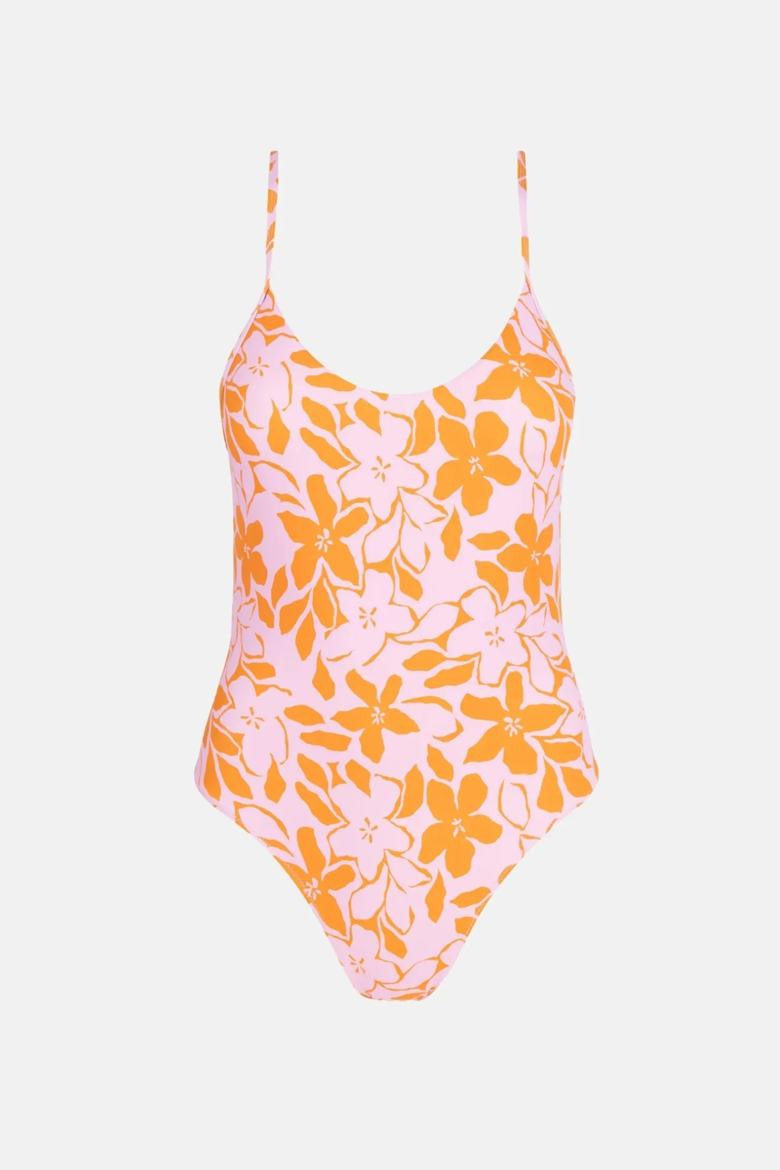Bora Bora Floral Cross Back One Piece Pink