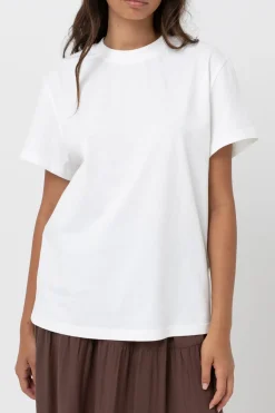 Classic Band Tee White