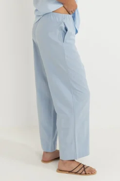 Classic Drawstring Pant Blue