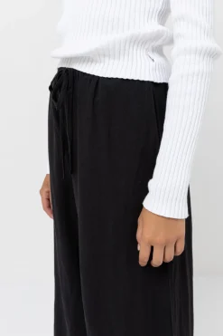 Classic Drawstring Pant Black