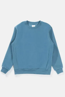Classic Fleece Crew Mineral Blue