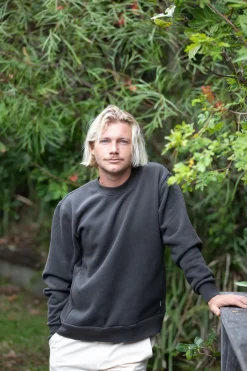 Classic Fleece Crew Vintage Black