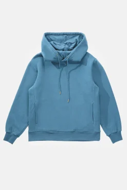 Classic Fleece Hood Mineral Blue