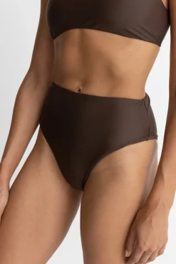 Classic Hi Waist Pant Chocolate