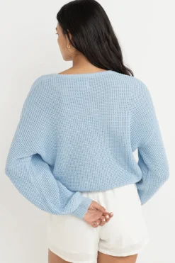 Classic Knit Jumper Blue