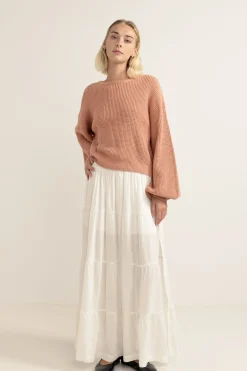 Classic Knit Jumper Rose