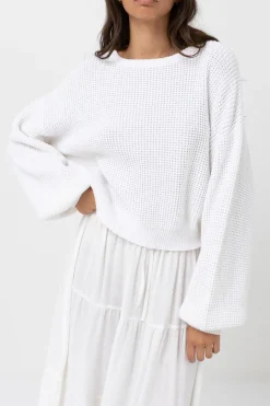 Classic Knit Jumper White