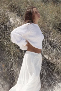 Classic Knit Jumper White