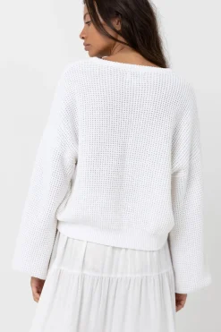 Classic Knit Jumper White