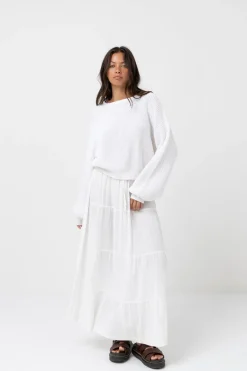 Classic Knit Jumper White