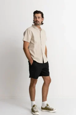 Classic Linen Ss Shirt Sand