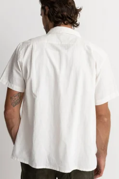 Classic Linen Ss Shirt White