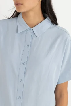 Classic Shirt Dress Blue