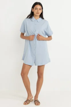 Classic Shirt Dress Blue