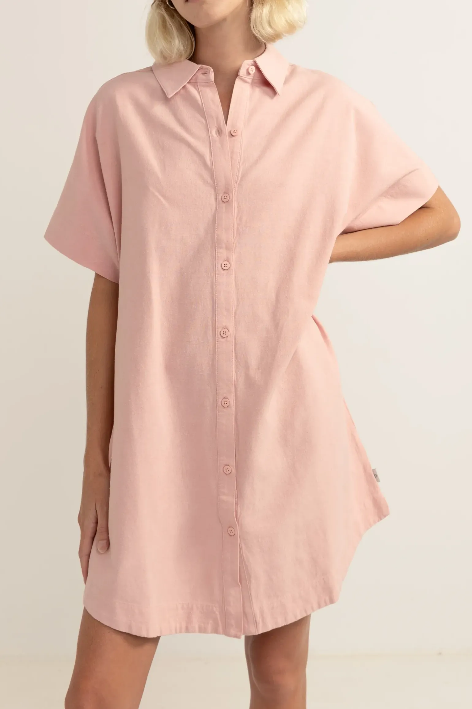 Classic Shirt Dress Rose