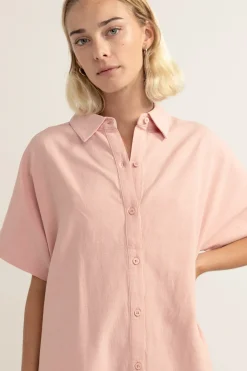 Classic Shirt Dress Rose