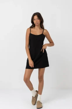 Classic Slip Dress Black