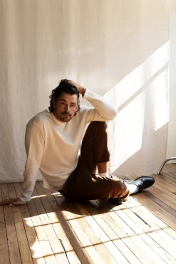 Classic Waffle Knit Vintage White