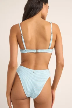 Cove Stripe Underwire Top Blue