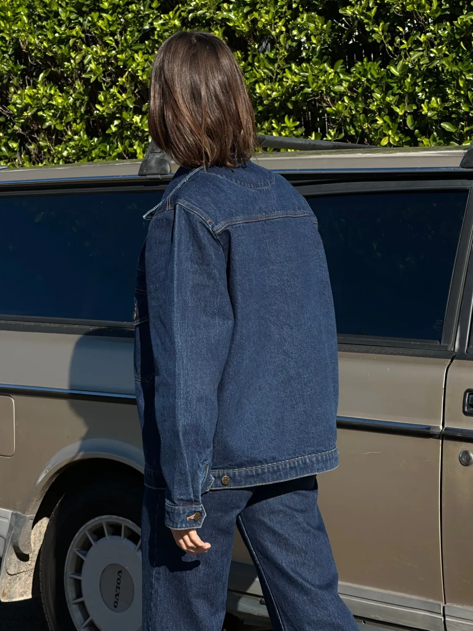 Demi Oversized Denim Jacket Indigo