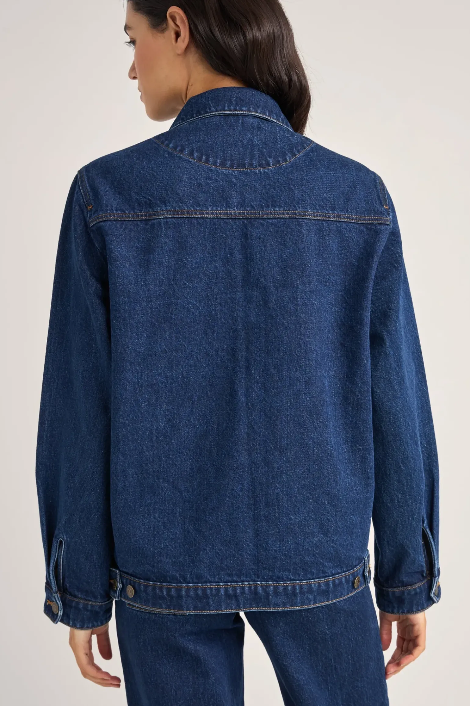 Demi Oversized Denim Jacket Indigo