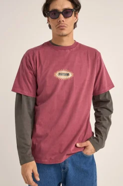 Ellipse Sun SS T-Shirt Vintage Red