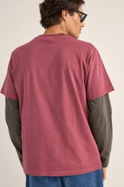 Ellipse Sun SS T-Shirt Vintage Red