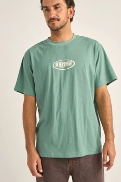 Elliptic Printed Vintage Ss T-Shirt Vintage Green