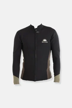 Essential Front Zip Jacket Black