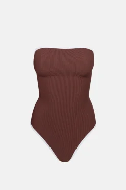 Essential Rib Contrast One Piece Cafe