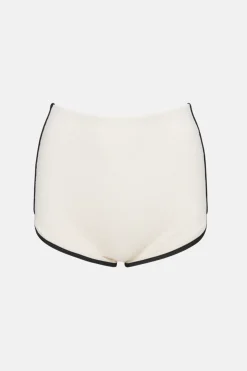 Essential Rib Contrast Surf Short Creme