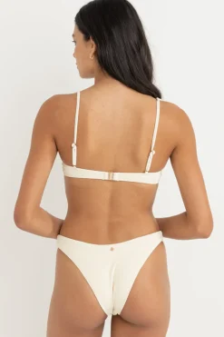 Essential Rib Underwire Top Creme