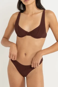 Essential Rib Underwire Top Cafe