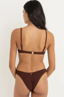 Essential Rib Underwire Top Cafe