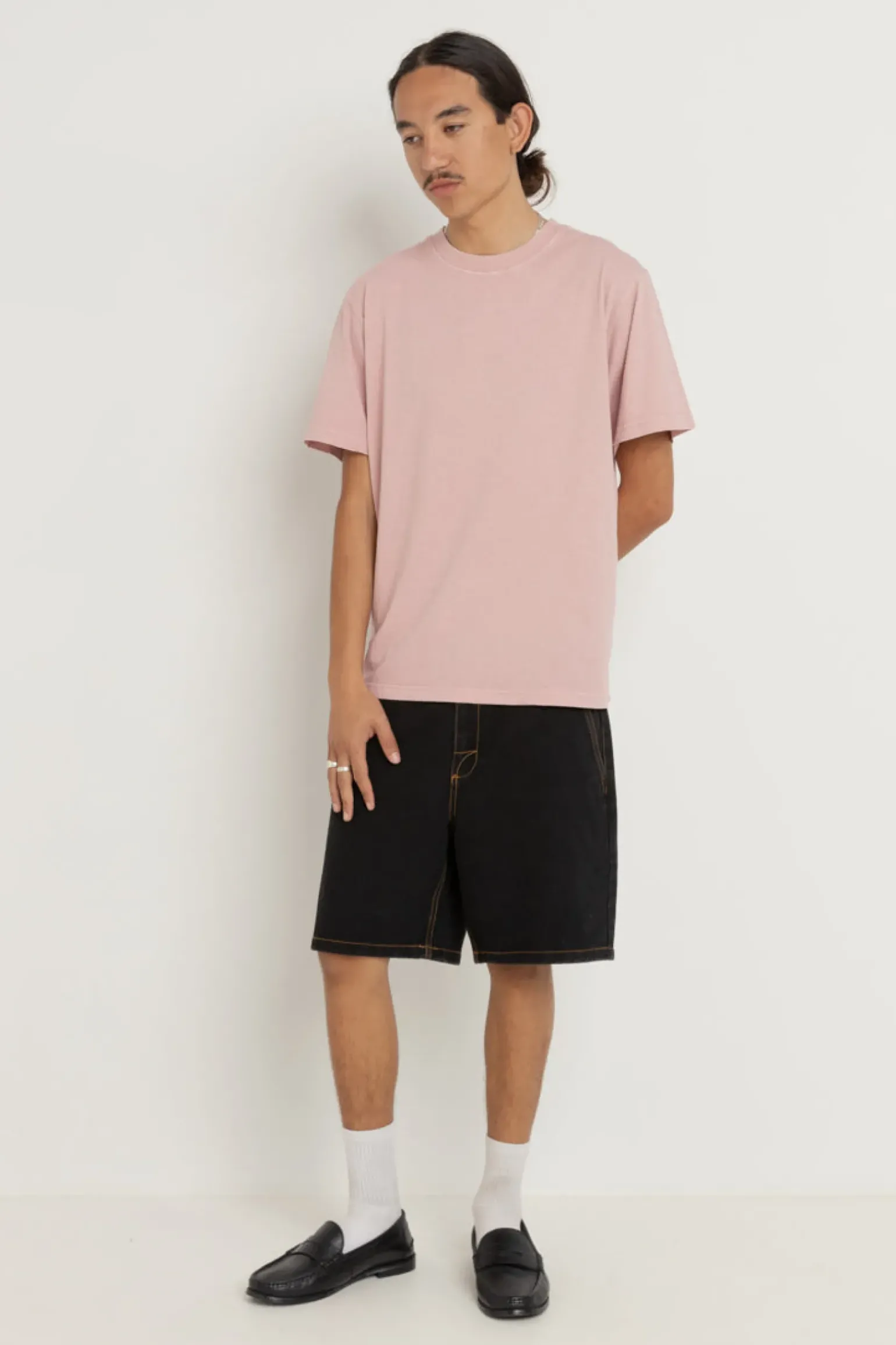 Essential Vintage Ss T-Shirt Mauve