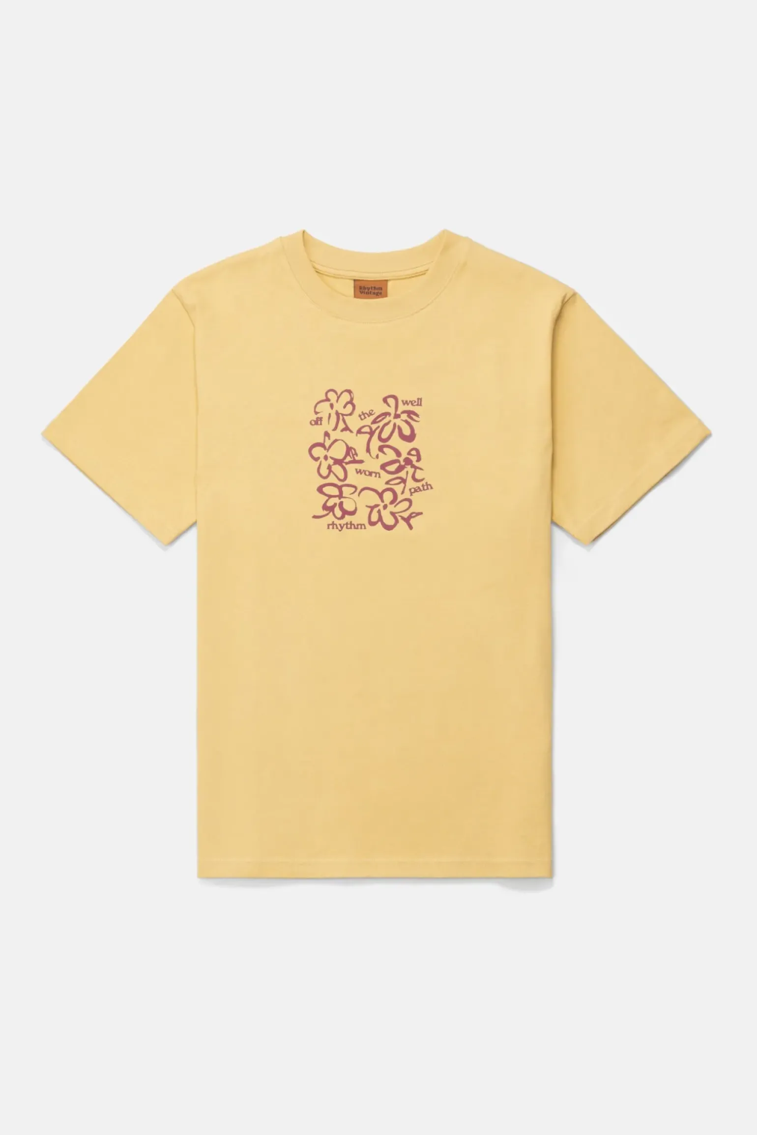Florist Vintage Ss T-Shirt Yellow