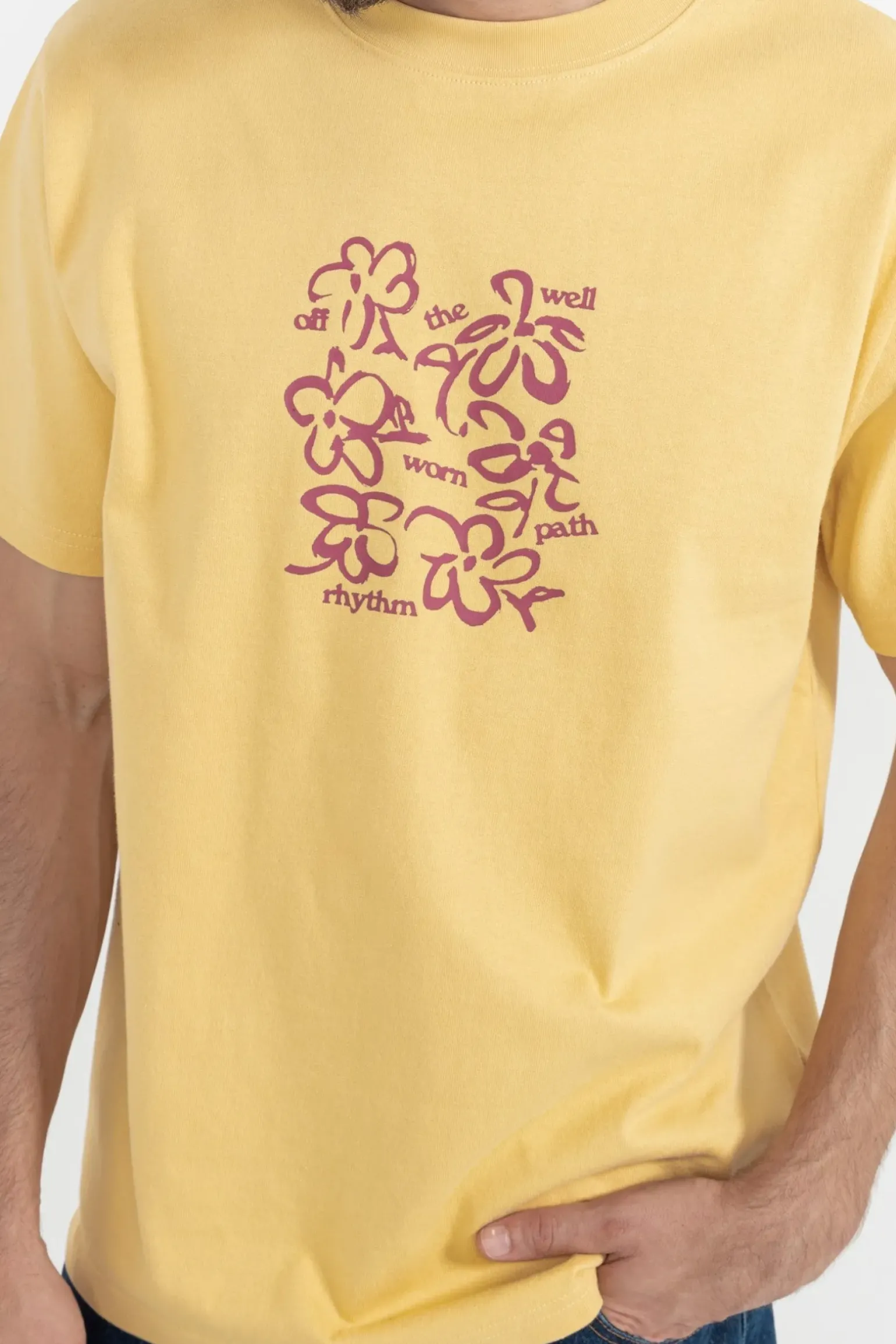 Florist Vintage Ss T-Shirt Yellow