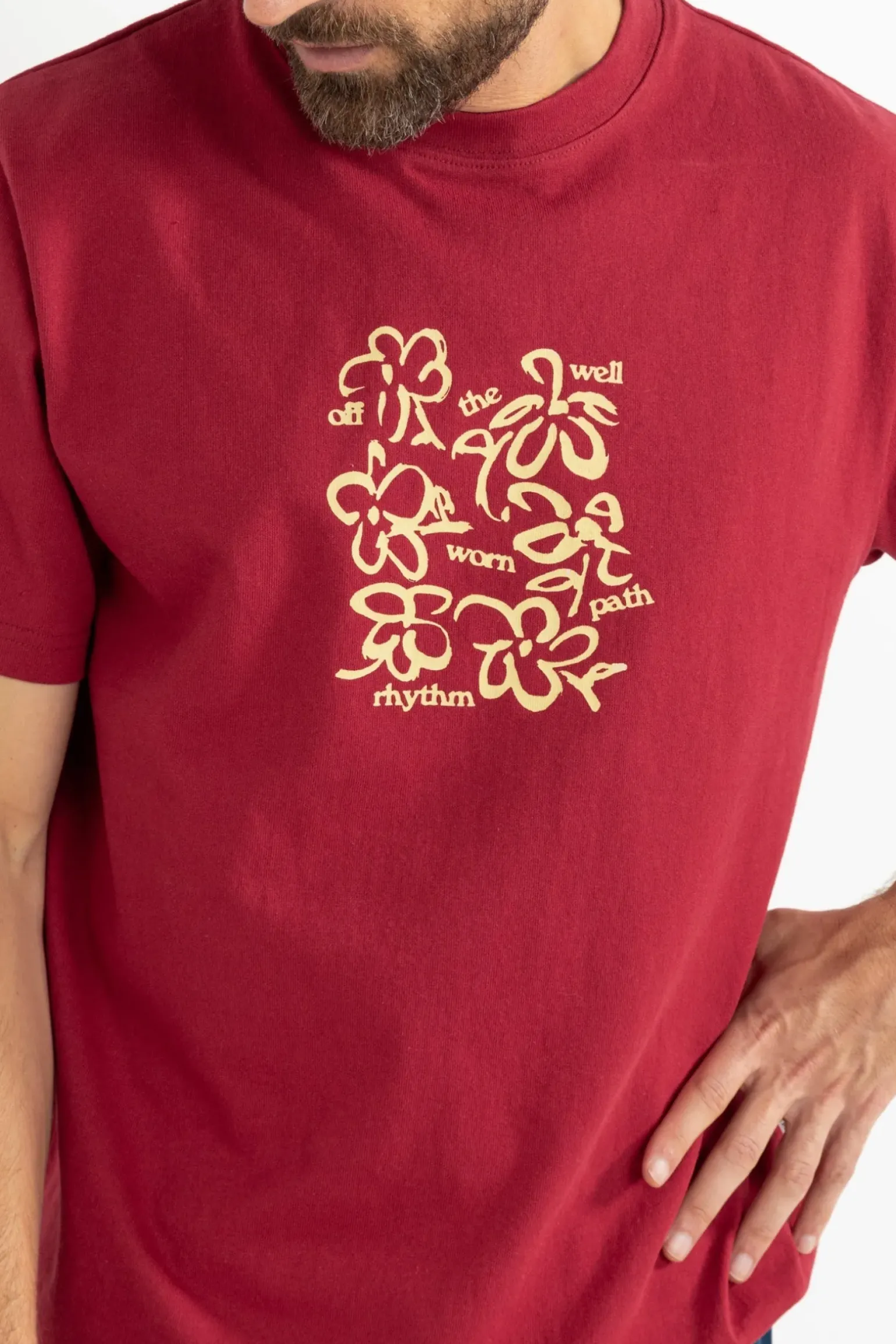 Florist Vintage Ss T-Shirt Merlot