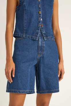 Gia Denim Jorts Indigo