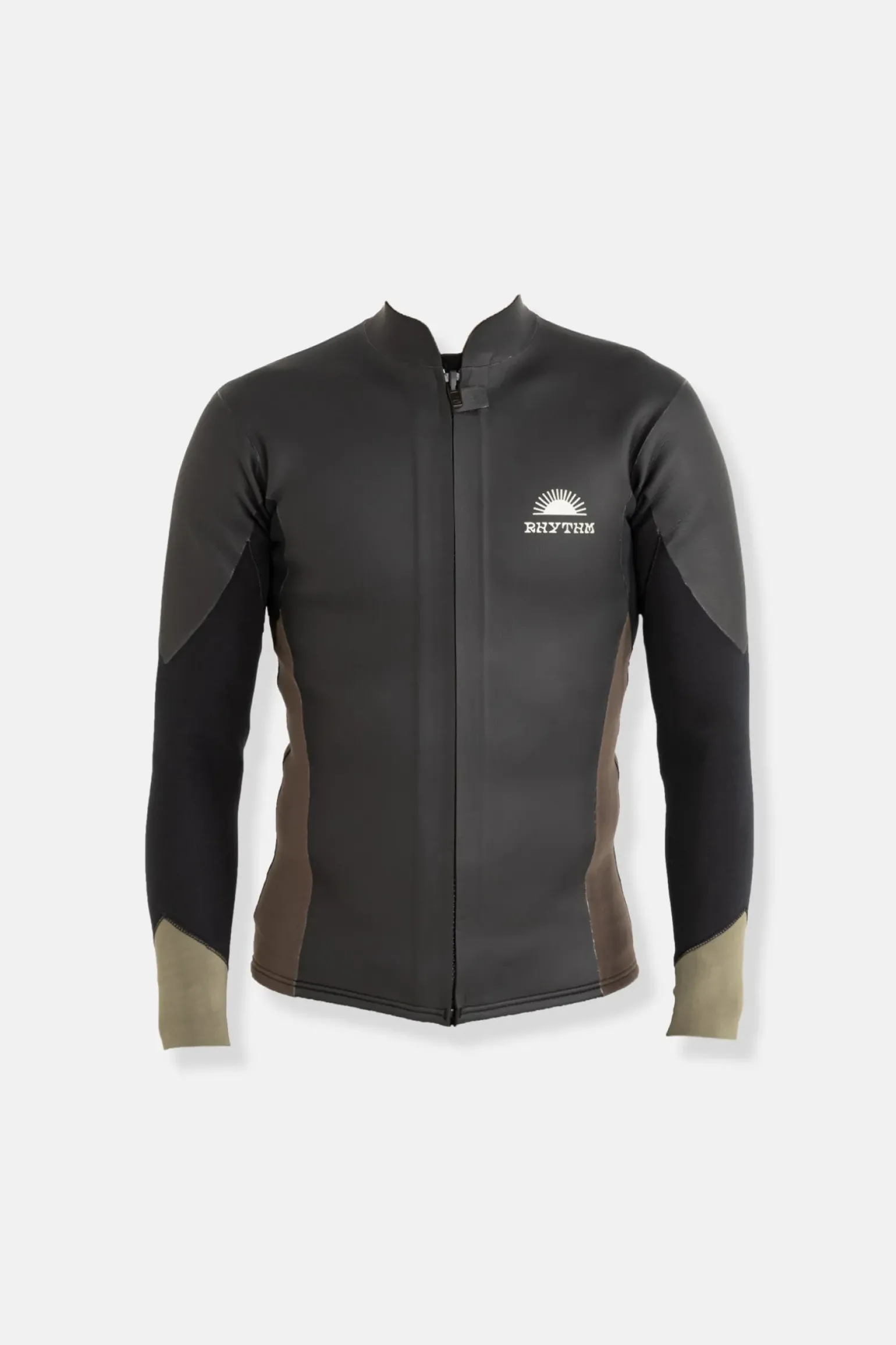 Heritage Front Zipper Jacket Black