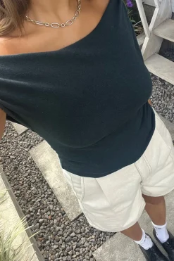 Juno Off Shoulder Top Black