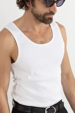 Kickback Singlet White