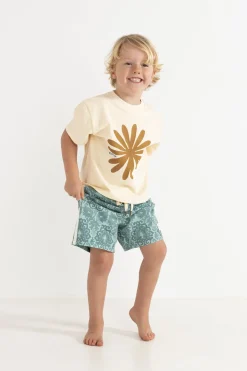 Kids Sun Ra SS T-Shirt Natural White
