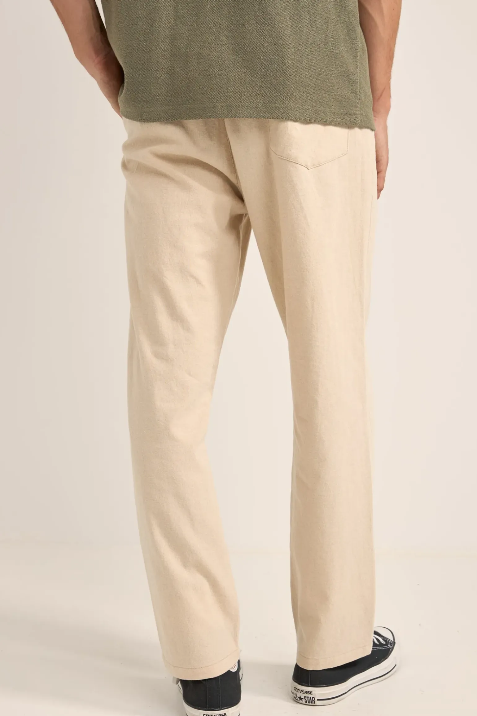 Linen Jam Pant Bone